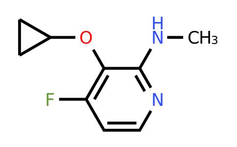 CAS 1243382-61-7 | 3-Cyclopropoxy-4-fluoro-N-methylpyridin-2-amine