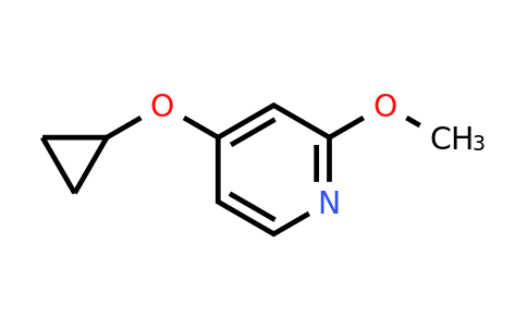 CAS 1243382-62-8 | 4-Cyclopropoxy-2-methoxypyridine