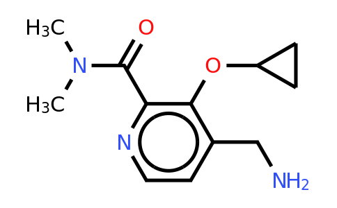 CAS 1243382-70-8 | 4-(Aminomethyl)-3-cyclopropoxy-N,n-dimethylpicolinamide