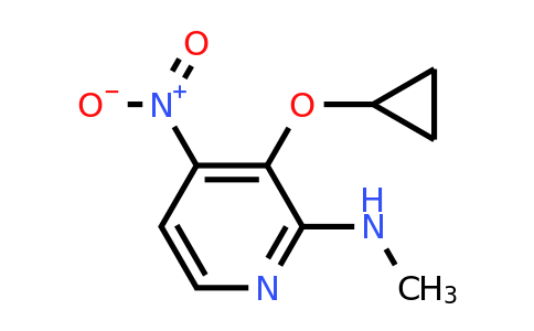 CAS 1243382-75-3 | 3-Cyclopropoxy-N-methyl-4-nitropyridin-2-amine