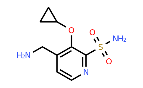 CAS 1243382-83-3 | 4-(Aminomethyl)-3-cyclopropoxypyridine-2-sulfonamide