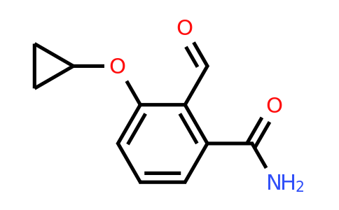 CAS 1243382-91-3 | 3-Cyclopropoxy-2-formylbenzamide