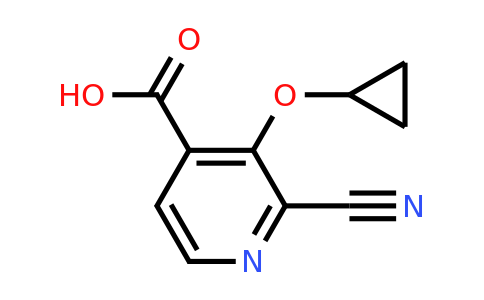 CAS 1243382-92-4 | 2-Cyano-3-cyclopropoxyisonicotinic acid