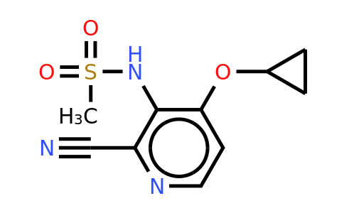 CAS 1243382-97-9 | N-(2-cyano-4-cyclopropoxypyridin-3-YL)methanesulfonamide