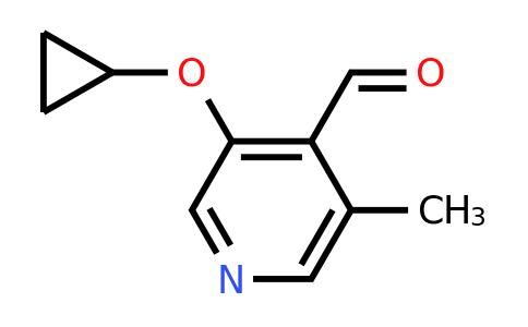 CAS 1243382-98-0 | 3-Cyclopropoxy-5-methylisonicotinaldehyde