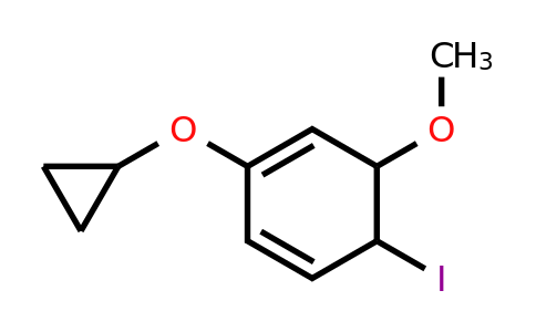 CAS 1243383-02-9 | 2-Cyclopropoxy-5-iodo-6-methoxycyclohexa-1,3-diene