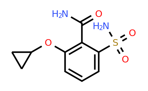 CAS 1243383-07-4 | 2-Cyclopropoxy-6-sulfamoylbenzamide
