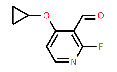 CAS 1243383-08-5 | 4-Cyclopropoxy-2-fluoronicotinaldehyde