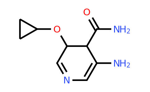 CAS 1243383-10-9 | 5-Amino-3-cyclopropoxy-3,4-dihydropyridine-4-carboxamide