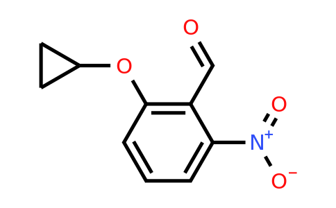 CAS 1243383-12-1 | 2-Cyclopropoxy-6-nitrobenzaldehyde
