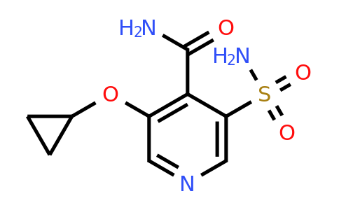 CAS 1243383-14-3 | 3-Cyclopropoxy-5-sulfamoylisonicotinamide