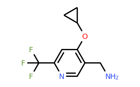 CAS 1243383-15-4 | (4-Cyclopropoxy-6-(trifluoromethyl)pyridin-3-YL)methanamine