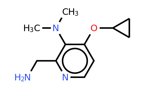 CAS 1243383-17-6 | 2-(Aminomethyl)-4-cyclopropoxy-N,n-dimethylpyridin-3-amine