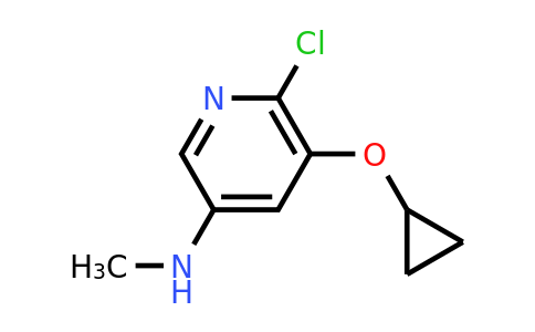 CAS 1243383-18-7 | 6-Chloro-5-cyclopropoxy-N-methylpyridin-3-amine