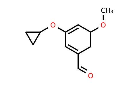 CAS 1243383-21-2 | 3-Cyclopropoxy-5-methoxycyclohexa-1,3-dienecarbaldehyde