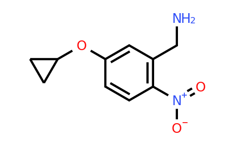 CAS 1243383-23-4 | (5-Cyclopropoxy-2-nitrophenyl)methanamine