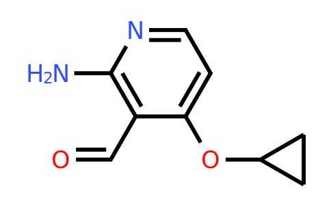 CAS 1243383-24-5 | 2-Amino-4-cyclopropoxynicotinaldehyde
