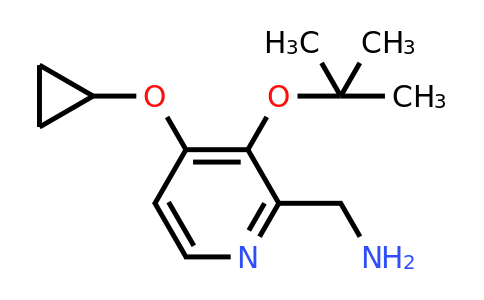 CAS 1243383-29-0 | (3-Tert-butoxy-4-cyclopropoxypyridin-2-YL)methanamine