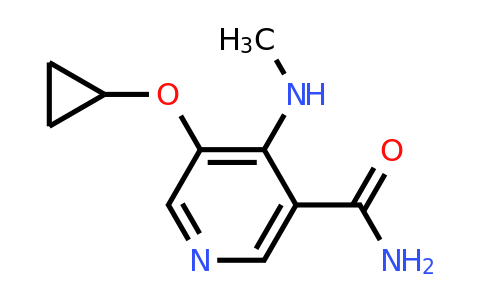 CAS 1243383-30-3 | 5-Cyclopropoxy-4-(methylamino)nicotinamide