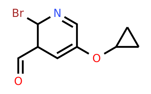 CAS 1243383-34-7 | 2-Bromo-5-cyclopropoxy-2,3-dihydropyridine-3-carbaldehyde