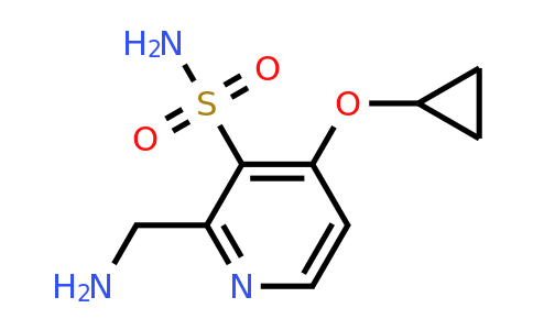 CAS 1243383-35-8 | 2-(Aminomethyl)-4-cyclopropoxypyridine-3-sulfonamide