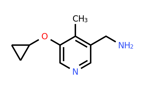 CAS 1243383-39-2 | (5-Cyclopropoxy-4-methylpyridin-3-YL)methanamine