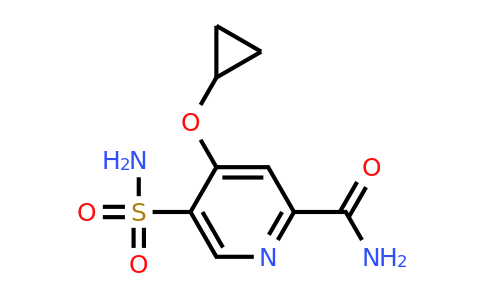 CAS 1243383-40-5 | 4-Cyclopropoxy-5-sulfamoylpicolinamide