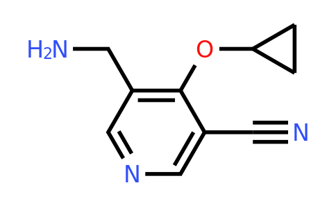 CAS 1243383-45-0 | 5-(Aminomethyl)-4-cyclopropoxynicotinonitrile