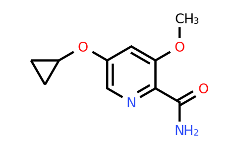 CAS 1243383-46-1 | 5-Cyclopropoxy-3-methoxypicolinamide