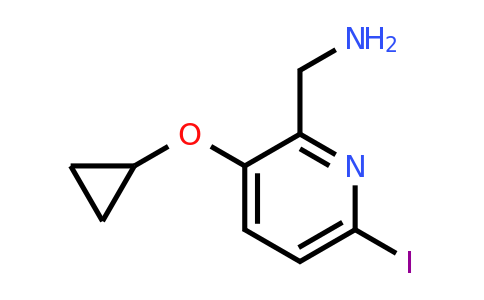 CAS 1243383-51-8 | (3-Cyclopropoxy-6-iodopyridin-2-YL)methanamine