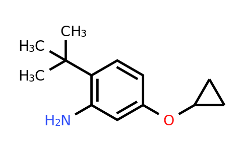 CAS 1243383-52-9 | 2-Tert-butyl-5-cyclopropoxyaniline