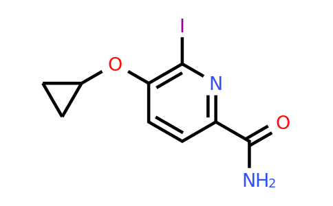CAS 1243383-54-1 | 5-Cyclopropoxy-6-iodopicolinamide