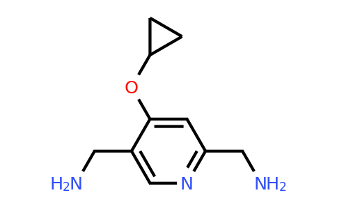 CAS 1243383-55-2 | (4-Cyclopropoxypyridine-2,5-diyl)dimethanamine