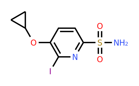 CAS 1243383-60-9 | 5-Cyclopropoxy-6-iodopyridine-2-sulfonamide