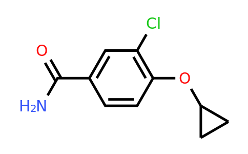 CAS 1243383-63-2 | 3-Chloro-4-cyclopropoxybenzamide