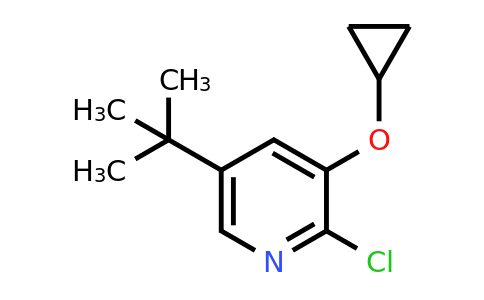 CAS 1243383-64-3 | 5-Tert-butyl-2-chloro-3-cyclopropoxypyridine