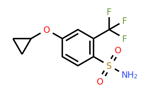 CAS 1243383-67-6 | 4-Cyclopropoxy-2-(trifluoromethyl)benzenesulfonamide