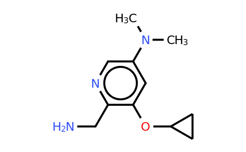 CAS 1243383-70-1 | 6-(Aminomethyl)-5-cyclopropoxy-N,n-dimethylpyridin-3-amine