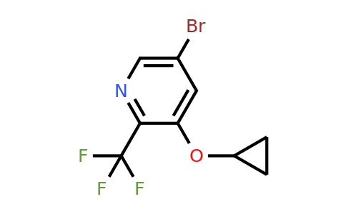 CAS 1243383-74-5 | 5-Bromo-3-cyclopropoxy-2-(trifluoromethyl)pyridine