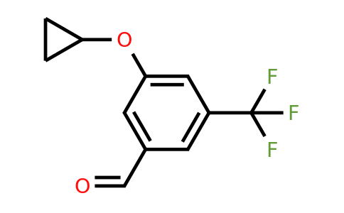 CAS 1243383-77-8 | 3-Cyclopropoxy-5-(trifluoromethyl)benzaldehyde