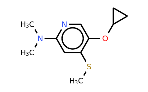 CAS 1243383-80-3 | 5-Cyclopropoxy-N,n-dimethyl-4-(methylthio)pyridin-2-amine
