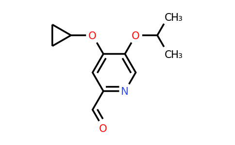 CAS 1243383-81-4 | 4-Cyclopropoxy-5-isopropoxypicolinaldehyde