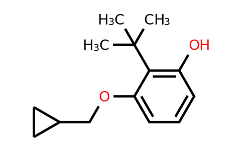 CAS 1243383-84-7 | 2-Tert-butyl-3-(cyclopropylmethoxy)phenol