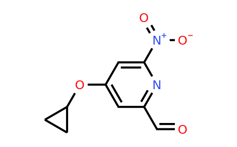 CAS 1243383-87-0 | 4-Cyclopropoxy-6-nitropicolinaldehyde