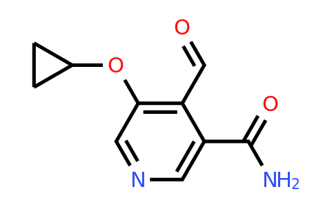 CAS 1243383-89-2 | 5-Cyclopropoxy-4-formylnicotinamide