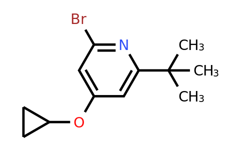 CAS 1243383-91-6 | 2-Bromo-6-tert-butyl-4-cyclopropoxypyridine