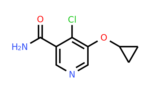 CAS 1243383-93-8 | 4-Chloro-5-cyclopropoxynicotinamide
