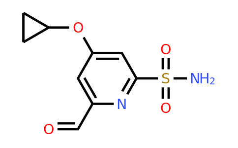 CAS 1243383-96-1 | 4-Cyclopropoxy-6-formylpyridine-2-sulfonamide