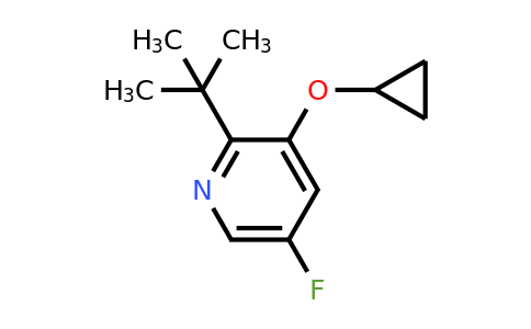 CAS 1243383-98-3 | 2-Tert-butyl-3-cyclopropoxy-5-fluoropyridine
