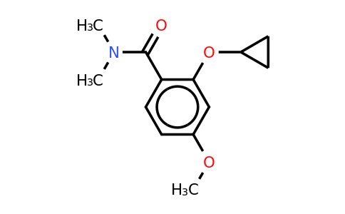 CAS 1243384-00-0 | 2-Cyclopropoxy-4-methoxy-N,n-dimethylbenzamide